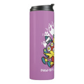 Cats Halloween Art: paw-sehenswert erschreckend Thermosbecher (Nach links gedreht)