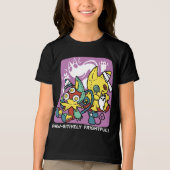 Cats Halloween Art: paw-sehenswert erschreckend Tri-Blend Shirt (Vorderseite)