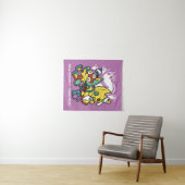 Cats Halloween Art: paw-sehenswert erschreckend Wandteppich (Beispiel (Horizontal))