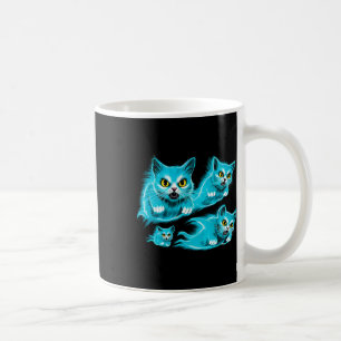 Cats Halloween Funny Flying Ghost-T-Shirt Kaffeetasse