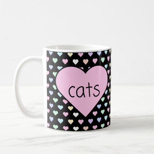 Cats Hearts Tasse (Links)
