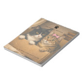 Cats in a Box Custom Veterinary Clinic Notepad Notizblock (Rotiert)