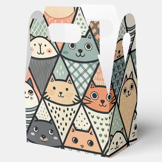 Cats In Cones Geschenkschachtel (Geöffnet)