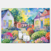 Cats in neighborhood magnet (Vorderseite)
