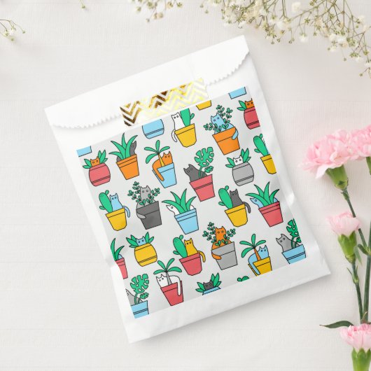 Cats in the flowerpots geschenktütchen (Versiegelt)