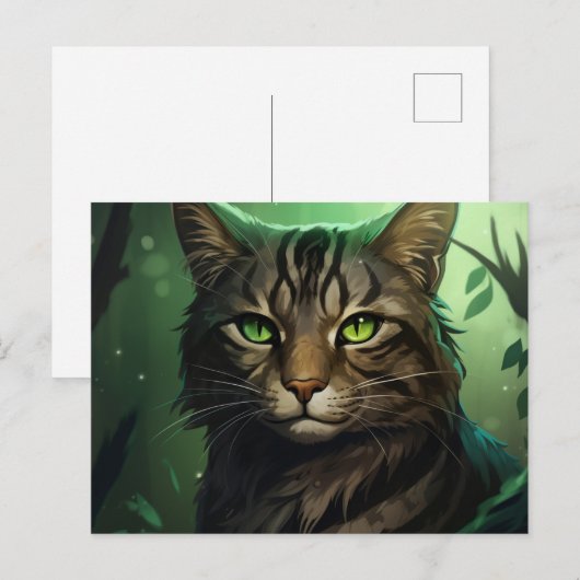 Cats in the Wild Postkarte (Vorne/Hinten)