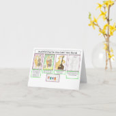 Cats Jazz Band Karte (Gelbe Blume)