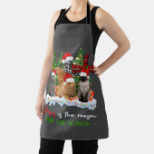 Cats Jesus Is Reason For The Season Christmas Ugly Schürze (InSitu)