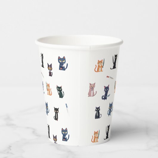 Cats & Knies Papier Cup Pappbecher (Rechts)