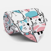 Cats Krawatte (Gerollt)