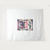 Cats Ladys for Harris Walz Wandteppich (Vorderseite (Horizontal))