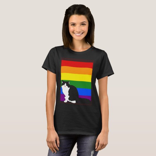 Cats Lgbt T-Shirt (Vorne ganz)