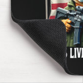 Cats Lives Problem Funny Trump 2024 Cat Voting Tru Mousepad (Ecke)