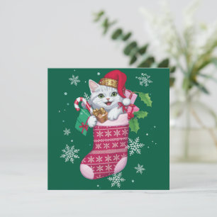 Cats Lover Christmas Funny Cats Besitzer Feiertagskarte