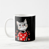 Cats Lover Heart Girls Kitten Valentine’s Day Wome Kaffeetasse (Links)