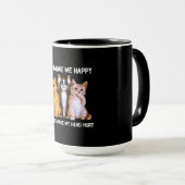 cats make me happy humans make tasse (VorderseiteRechts)