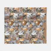Cats meeting point fleecedecke (Vorderseite (Horizontal))