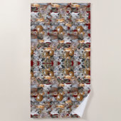 Cats meeting point strandtuch (Vorderseite)