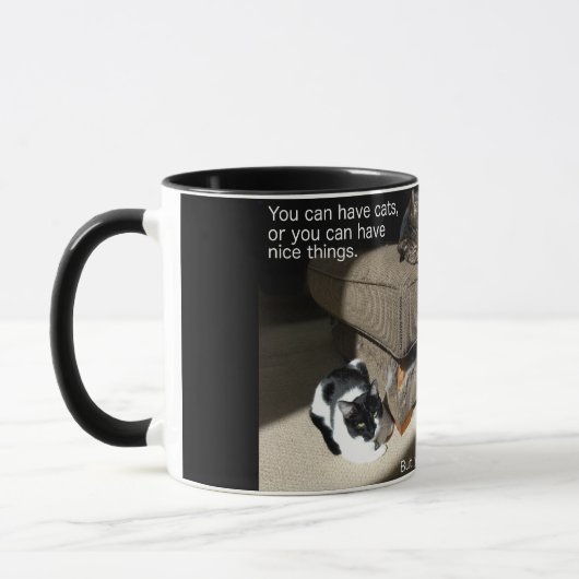 Cats Meme Coffee Tasse (Links)