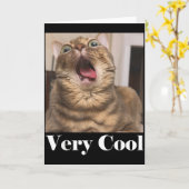 Cats Meme Graphic Silly Cat Humor Funny Cat Very C Karte (Gelbe Blume)