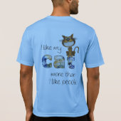 Cat's Men's Sport-Tek-Wettbewerber T-Shirt (Rückseite)