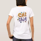 Cat's Meow-T - Shirt: Ein schlichter Stil T-Shirt (Rückseite)