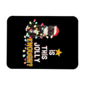 Cats Merry Chirstmas Magnet (Horizontal)