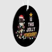 Cats Merry Chirstmas Ornament (Vorderseite)