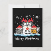 Cats Merry Feiertagskarte (Vorderseite)