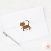 Cat's meWOW Customizable Great Job Sticker Square (Umschlag)