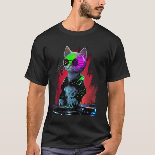 Cats Music  DJ  For Men Women T-Shirt (Vorderseite)