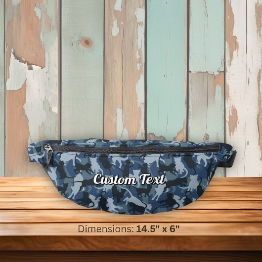 Cats Navy Camouflage Bauchtasche