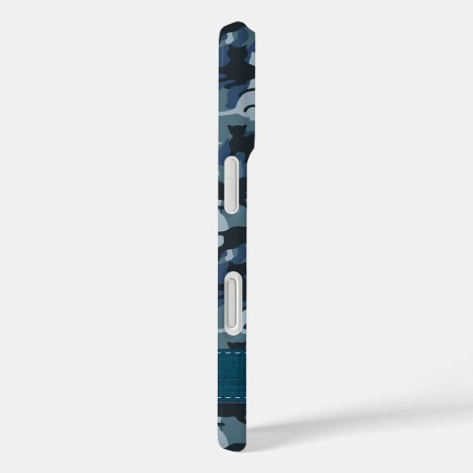 Cats Navy Camouflage Case-Mate iPhone Hülle (Rückseite / Rechts)