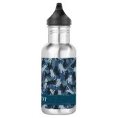 Cats Navy Camouflage Edelstahlflasche (Rechts)