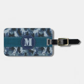 Cats Navy Camouflage Gepäckanhänger (Vorderseite horizontal)
