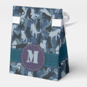 Cats Navy Camouflage Geschenkschachtel (Rückseite)
