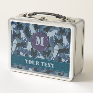 Cats Navy Camouflage Metall Brotdose