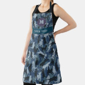 Cats Navy Camouflage Schürze (InSitu)