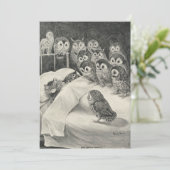 Cats Nightmare. Louis Wain Einladung (Stehend Vorderseite)