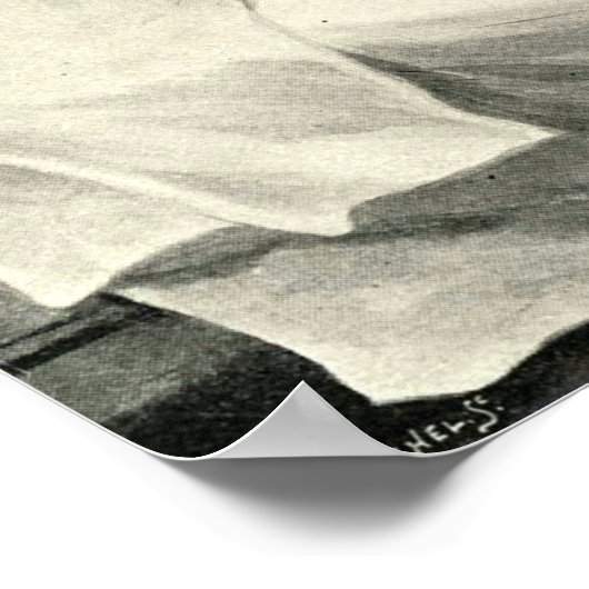 Cat's Nightmare Matte Poster (Ecke)