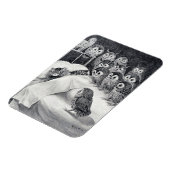 Cats Nightmare Owl Bird, Louis Wain Magnet (Linke Seite)