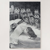 Cats Nightmare Owl Bird, Louis Wain Puzzle (Vertikal)