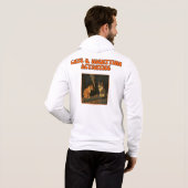 Cats & Nighttime Activities - Retro Funny Cat Art Hoodie (Schwarz voll)