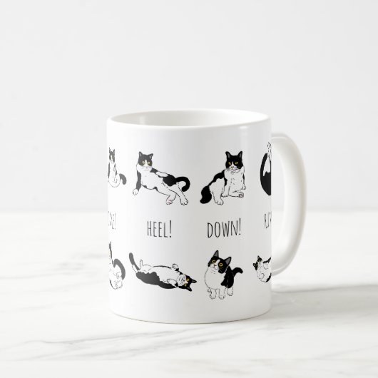 cat's obedience mug kaffeetasse (VorderseiteRechts)