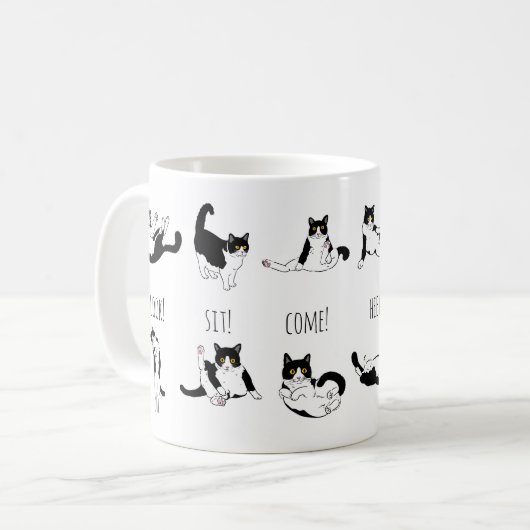 cat's obedience mug kaffeetasse (Vorderseite Links)