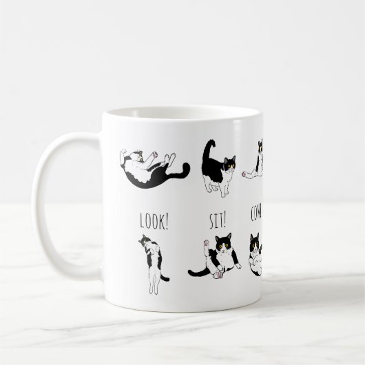 cat's obedience mug kaffeetasse (Links)