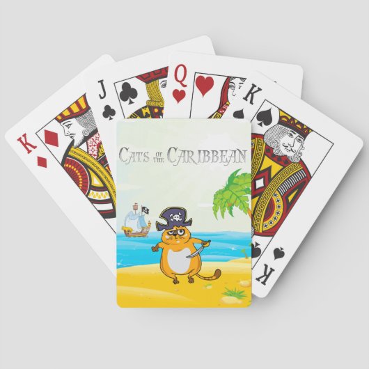 Cats of the Caribbean Spielkarten (Rückseite)
