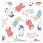 CATS PAJAMAS 14x14 Vinyl Sticker (Vorderseite)