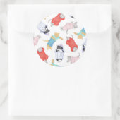 CATS PAJAMAS Große Round Stickers (Tasche)