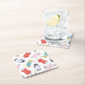 CATS PAJAMAS Scalloped Square Paper Untersetzer (Vor Ort)